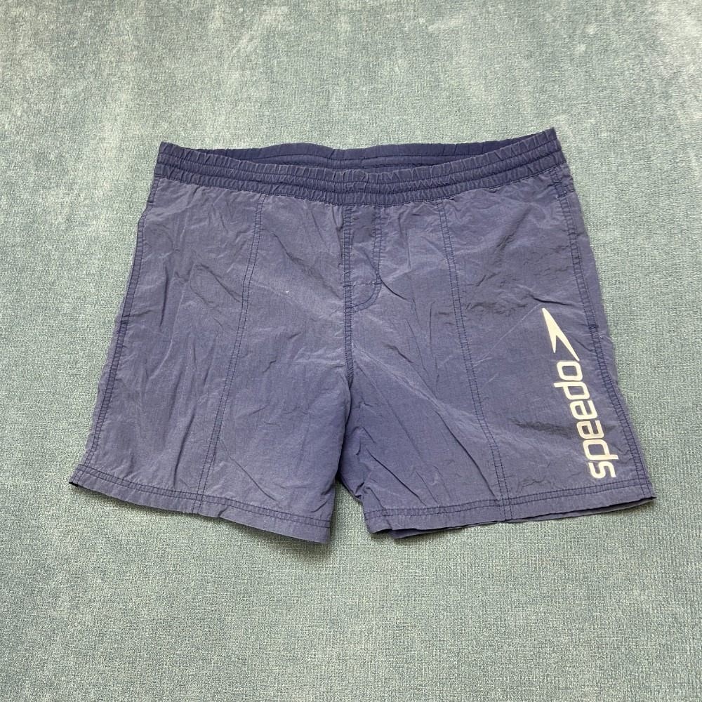 Speedo Scope 16" Watershort Mens Medium Blue Mesh Lined Swim Surfing Pull On